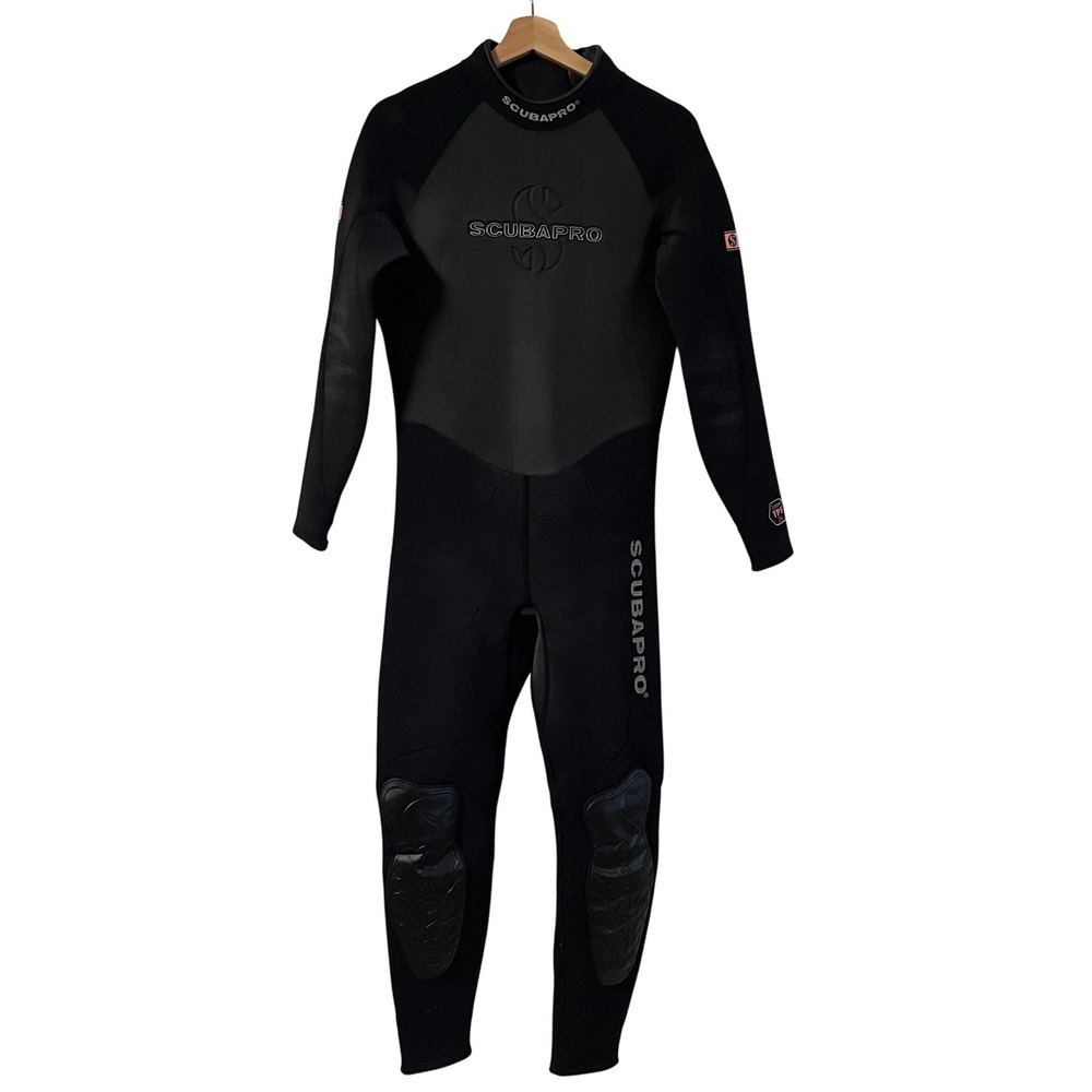 Scubapro S-Tek 3mm Neoprene Full Wetsuit Mens Size M Black Scuba Diving TPF 26